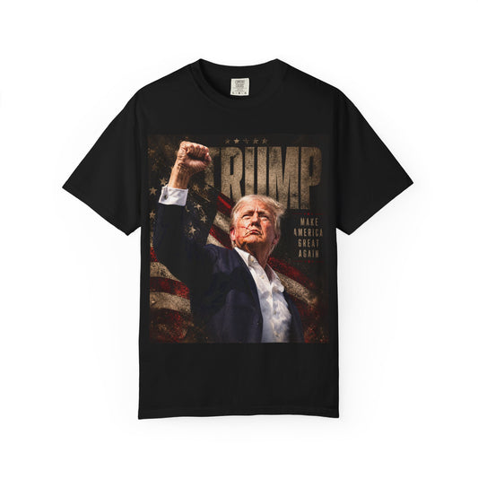 Patriotic Political T‑Shirt — “Faith Family Freedom” Graphic