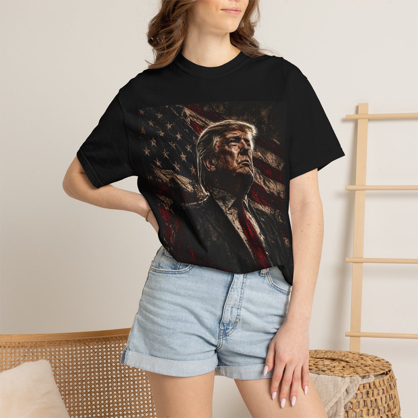 Presidential Portrait T-Shirt – Patriotic 45/47 Graphic Tee